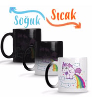 Unicorn 01 Sihirli Kupa Bardak Porselen