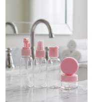 Northcity Taşınabilir 5’li Seyahat Kozmetik Şişe Seti 30 ml Sızdırmaz - Pratik ve Hijyenik