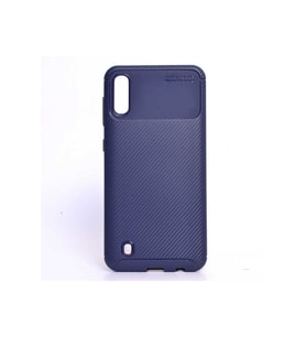Samsung Galaxy M10 Uyumlu Kılıf Zore Negro Silikon Kapak (Lacivert)