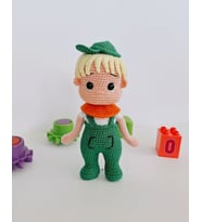Jetgiller Elroy, Örgü Erkek Çocuk Oyuncak, Sarı Saçlı (Yeşil-Krem)