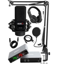 Midex Performans Paket-1 Stüdyo Ekipmanları Kayıt Seti MX-2020 Mikrofon Ses Kartı kulaklık