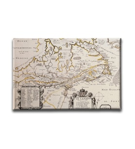 Harita Canvas Tablo HAY104
