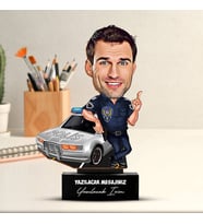 Kişiye Özel Trafik Polisi Karikatürlü Biblo