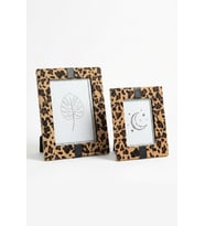 2Lİ ÇERÇEVE CASALONA KAHVE LEOPAR TÜY