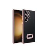 Samsung Galaxy S23 Ultra Uyumlu Kılıf Kamera Korumalı Logo Gösteren Zore Omega Kapak