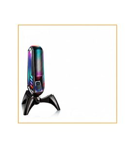 Elyvra RGB USB Masaüstü Mikrofon Oyun Canlı Yayın Karaoke Konferans Siyah
