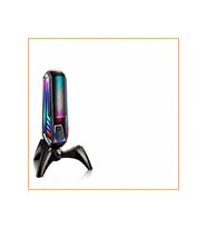 Elyvra RGB USB Masaüstü Mikrofon Oyun Canlı Yayın Karaoke Konferans Siyah