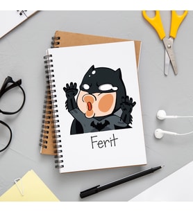 Batman Tasarımlı Defter Kişiye Özel