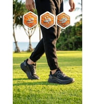 Walkway Bej Fileli Hafif Esnek Hafızalı Taban Unisex Spor Ayakkabı Flystep G