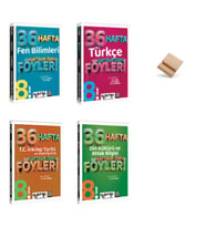 Yargı LGS 2027 8. Sınıf Fen Türkçe İnkılap ve Din 4lü Ödev Föyleri + Telefon Standı