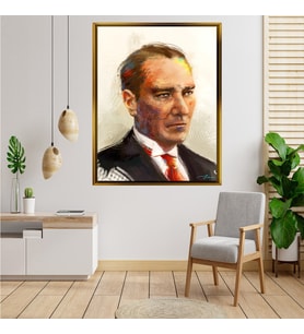 ÇERÇEVELİ ATATÜRK TABLO S320