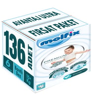 Molfix Premium Bebek Bezi Beden:6 (15+KG) Extra Large 136 Adet Avantaj Ultra Fırsat Pk
