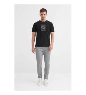 Cazador Regular Fit Siyah Erkek T-Shirt 41720