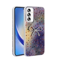 Samsung Galaxy A55 Uyumlu Kılıf Kamera Korumalı Figürlü Zore Ponti Silikon Kapak (Lila)