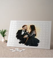 Kişiye Özel Hediye Efektli Fotoğraflı Puzzle