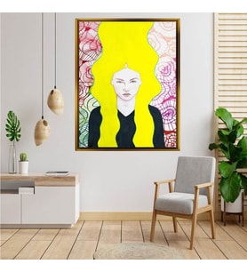 Altın  Çerçeveli tablo ss244