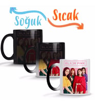 BLACKPINK IN YOUR AREA Sihirli Kupa Bardak Porselen