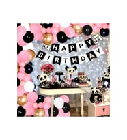 PANDA BALON ZİNCİR SET