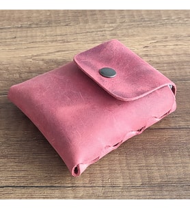 Sumerianwallet Deri Sigara Kılıfı Kırmızı  (Anahtarlık Hediye )