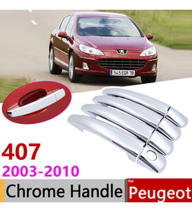 Peugeot 407 Kapı Kolu Kromu Nikelaj
