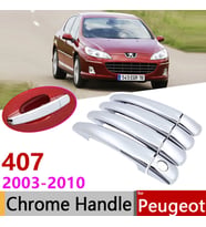 Peugeot 407 Kapı Kolu Kromu Nikelaj