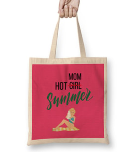 Hot Not Girl Mom Summer Bez Çanta Uzun Saplı