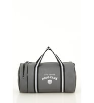 UNİSEX SİLİNDİR SPOR FİTNESS ÇANTASI DUFFEL BAG GRİ-FÜME (Gri-Füme-Kırmızı)