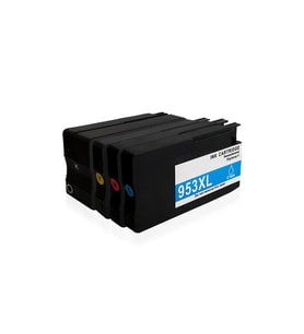 HP OfficeJet Pro 7730 için Muadil Kartuş Seti 4 Renk HP 953 XL