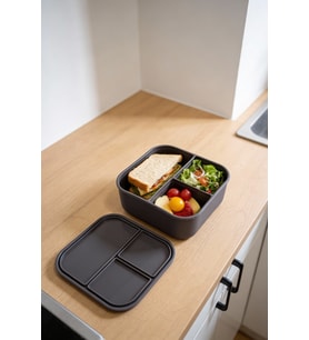 3 Bölmeli Silikon Saklama Kabı – Kapaklı, Sızdırmaz, Öğün & Lunch Box