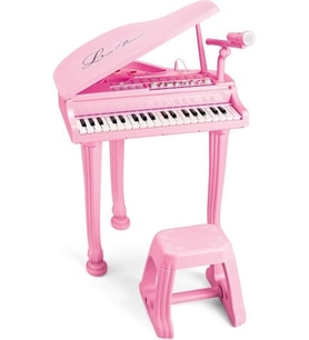 37 Tuşlu Büyük Pembe Piano Mp3 ve Mikrofonlu -Vardem