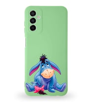 Samsung Galaxy M13 Uyumlu Lansman Kılıf Altı Kapalı İçi Kadife  İyor Tasarımlı  Kapak (Şeffaf)