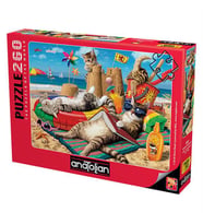 Anatolian Puzzle 260 Parça Kedilerin Plaj Keyfi 3322
