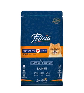 Felicia Az Tahıllı Yetişkin Somonlu Small /Mini HypoAllergenic Köpek Maması  6 K
