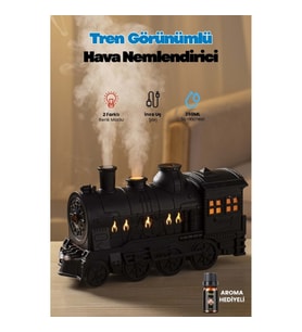 Periboia Tren Görünümlü Hava Nemlendirici (Çok Renkli)