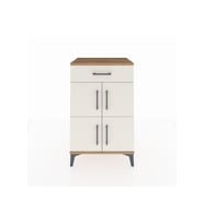 Hyperion Komodin Tek Raflı Tek Çekmeceli 4 Kapaklı 60x44x96 Çam-Aytaşı