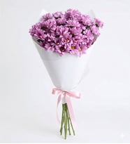 Şık Pembe Papatyalar Çiçek Buketi
