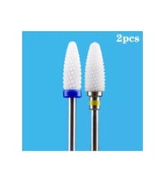 ELLEA NAIL 2'li Seramik Freze Uç Seti Mavi Sarı 2 Freze Uç Set