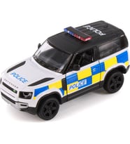 Kinsmart Land Rover Defender Polis Aracı Diecast Model Araba