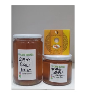 Doğal Çam Balı 850 Gr + 425 Gr Bitkisel Sabun