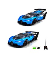 Bugatti Chiron Uzaktan Kumandalı Şarjlı Araba - Mavi