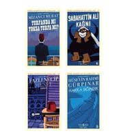 Turfanda Mı Yoksa Turfa Mı ? + Kağnı + Menfi - Sürgün + Hakka Sığındık- 4 Kitap Set - Iş Bankası Öze