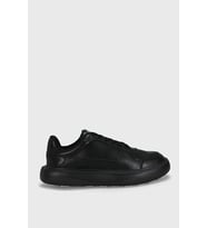 Lufian Mateas Erkek Deri Sneaker Ayakkabı (Siyah)