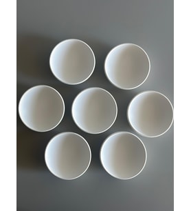 25 Adet Oval Dekoratif Mumluk Kase