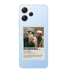 Xiaomi REDMI 12 Uyumlu Yeşil Yol Minimalist Poster Desenli Şeffaf Telefon Kılıfı