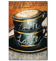 Cakatablo  Cafe Latte Fincanları Görseli  MDF Tablo