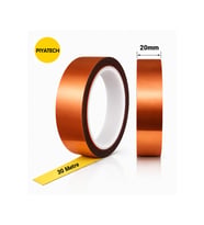 Kapton Yanmaz Bant Yüksek Isıya Dayanıklı Isı Bandı 20 mm X 30 Metre