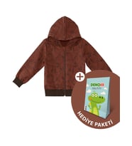 Hayvanlar Erkek Bebek Kahverengi Sweatshirt
