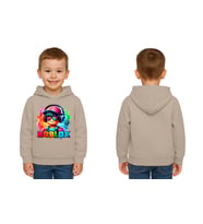 Unisex roblox Baskılı Çocuk Swaetshirt  Baskılı Kapüşonlu 3 İplik Şardonlu (Taş)