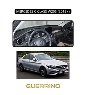 MERCEDES C CLASS W205 2018+TORPİDO KORUMA HALISI SİYAH KENAR