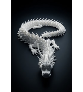 MYCRAFT3D Ejderha Figürlü Dekoratif Obje  Hareketli Gövde Tasarım  3D Baskı Masa Üstü Aksesuar  Koleksiyonluk & Hediye